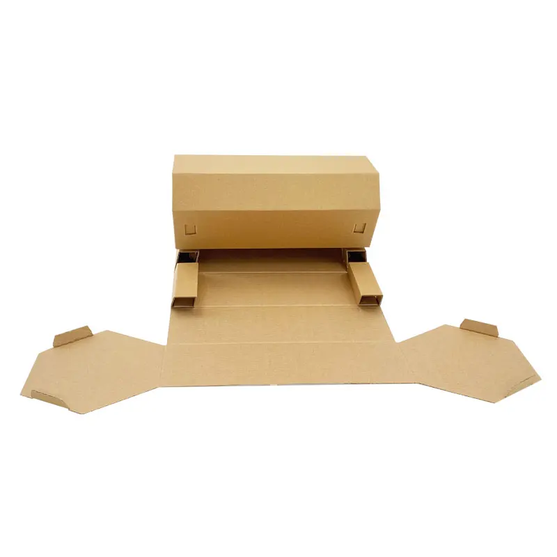 Customized corrugated shoes clothing packaging roller packing box for clothes