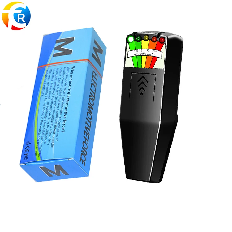 5 LED Light EMF Meter Magnetic Field Detector Ghost Hunting Paranormal Equipment Tester Portable