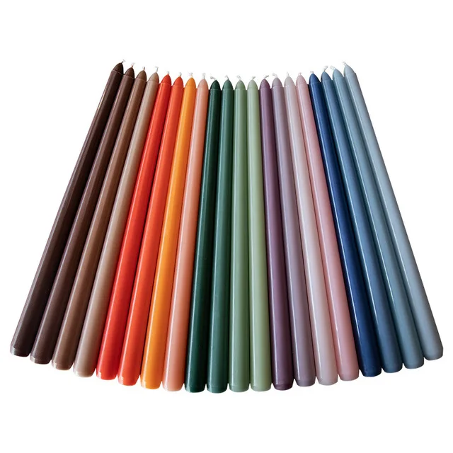 12 Inch Tall Taper Candles Unscented Dinner Candle with Cotton Wicks