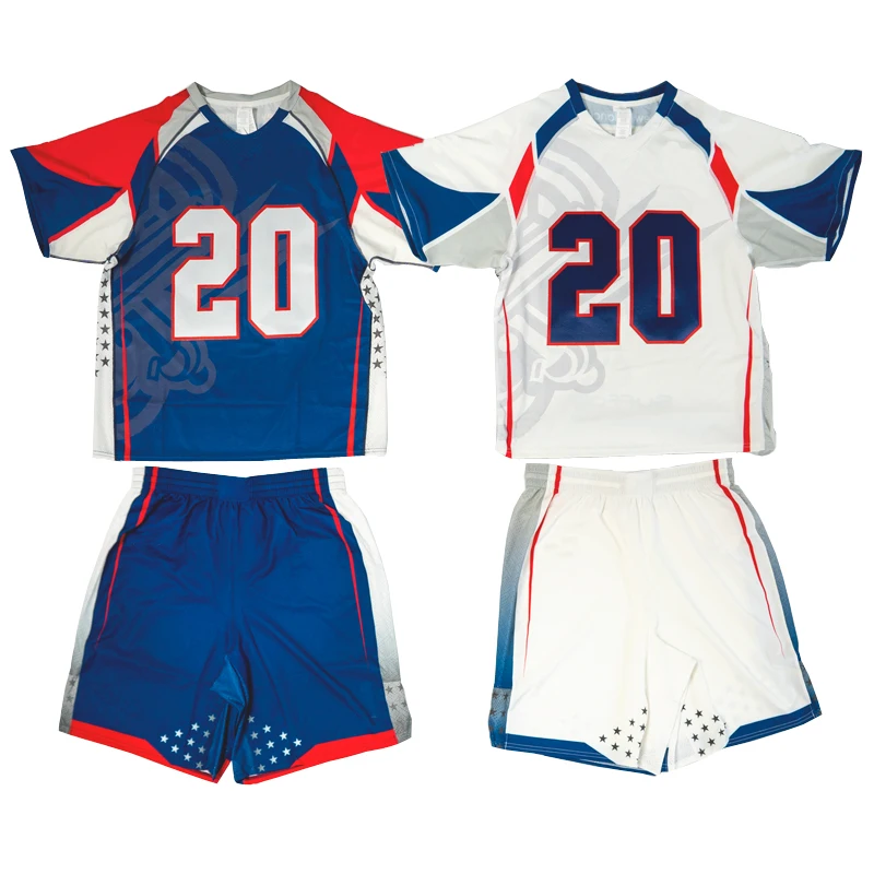 Factory Price Newly designed high quality polyester fabric lacrosse jersey shorts cheap price custom lacrosse uniforms for men