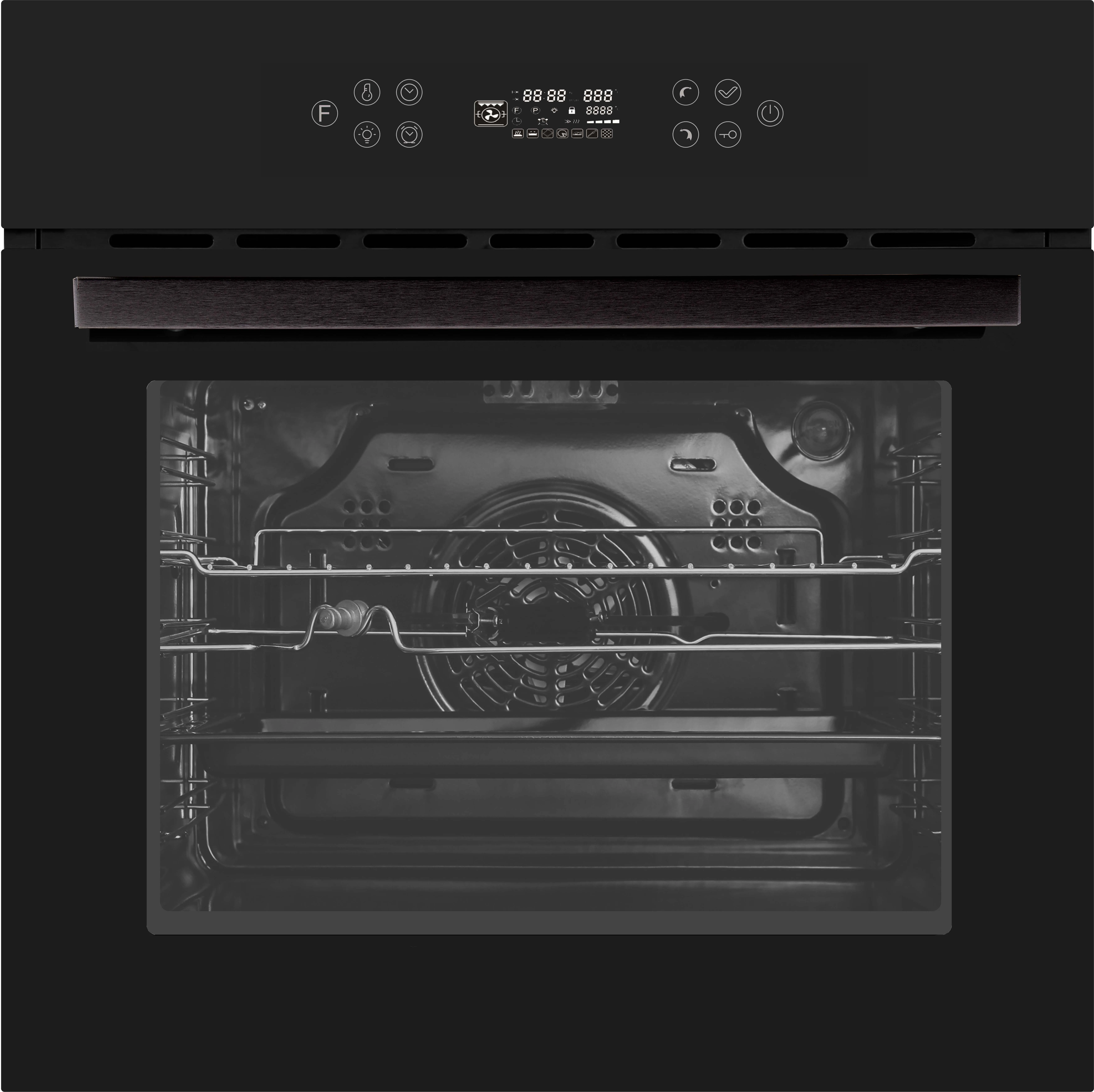 В встроенной газовой печи большой емкости печь для пиццы