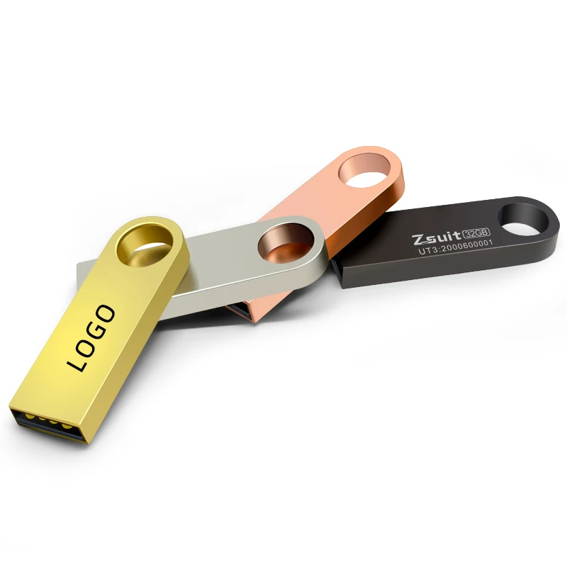 2022 Hot-selling metal small size large capacity high speed memory 2.0 3.0 4G 8G creative custom text LOGO USB flash drive