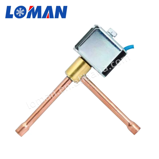 LOMAN  2 Way Refrigeration Solenoid Valve For Refrigerator Air Conditioning Ice Machine Freezer Cooler 220V 230V 240V