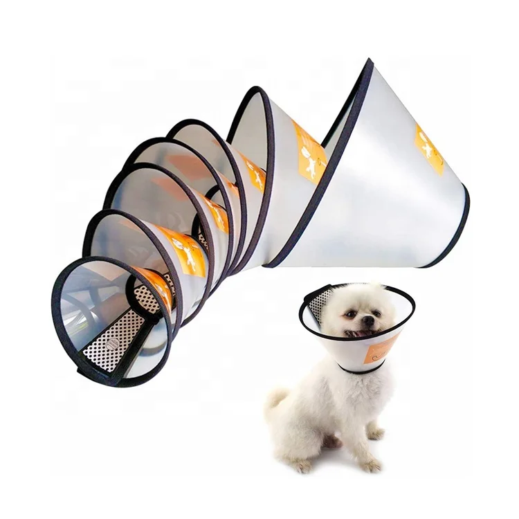 9 шт. anti-прикус лик Регулируемый восстановления защитный собака конус E-ошейник для питомца кота собаки