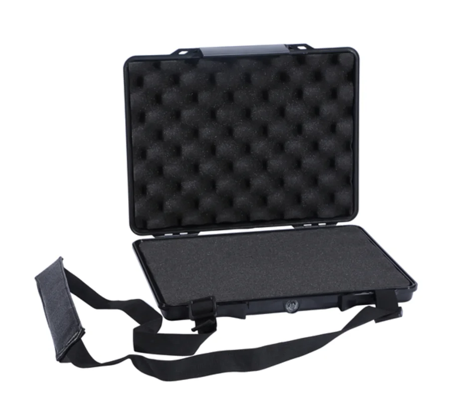 waterproof shockproof outdoor Plastic Carrying Case with Foam for up to Laptop, Notebook, Netbook, Tablet, Electronics, Tools