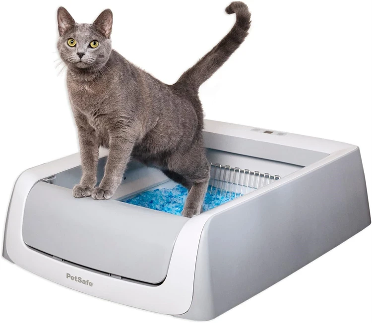 PetSafe ScoopFree Crystal Pro Self-Cleaning Cat Litterbox Hands-Free Cleanup