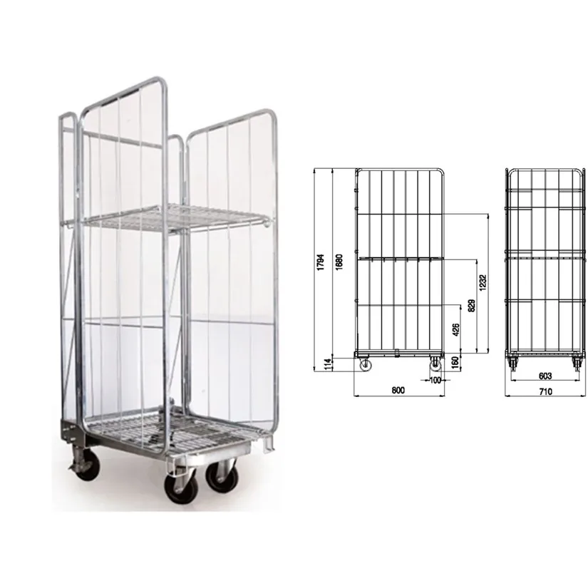 Fabric Roll Stacking Rack Widely Used in Packing and Transportation Fabric Rack