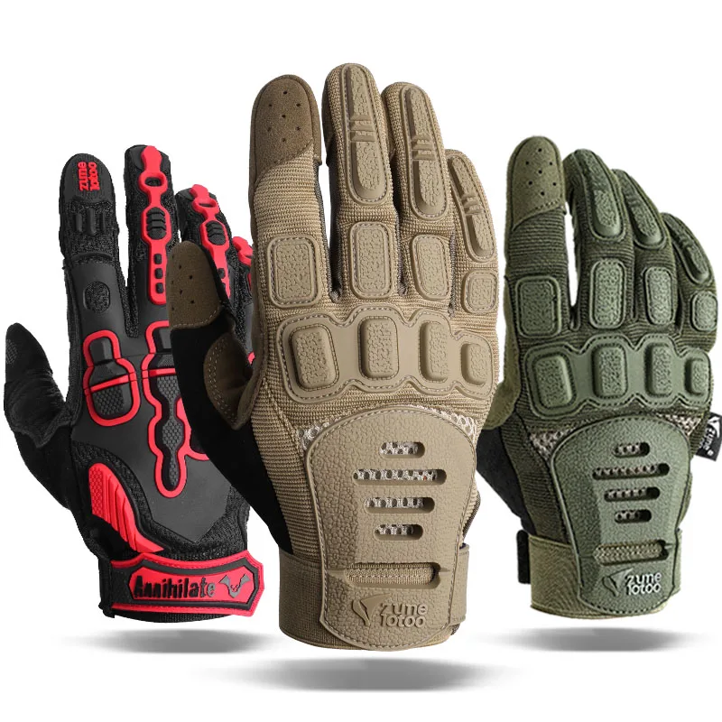 Zune Lotoo Unique Design XRD TPR Forces Anti-cut Gloves Full Finger Hand Safety Work Half Finger Cut Resistant Tactical Gloves