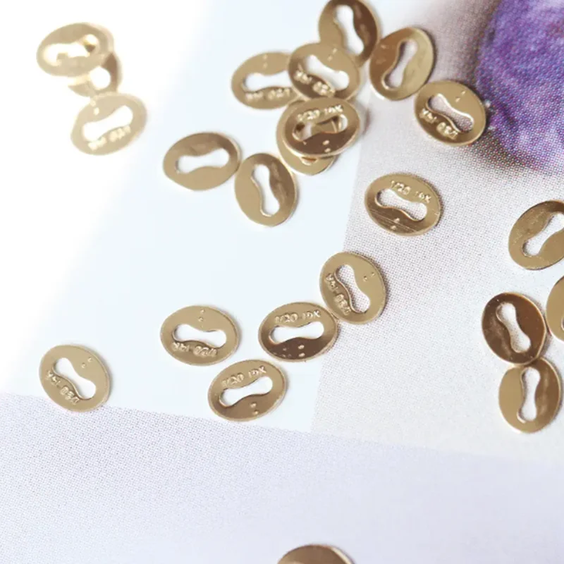 Luxury Jewelry 14K Gold Filled Connector Charms Tags for Bracelet Making DIY Craft Components