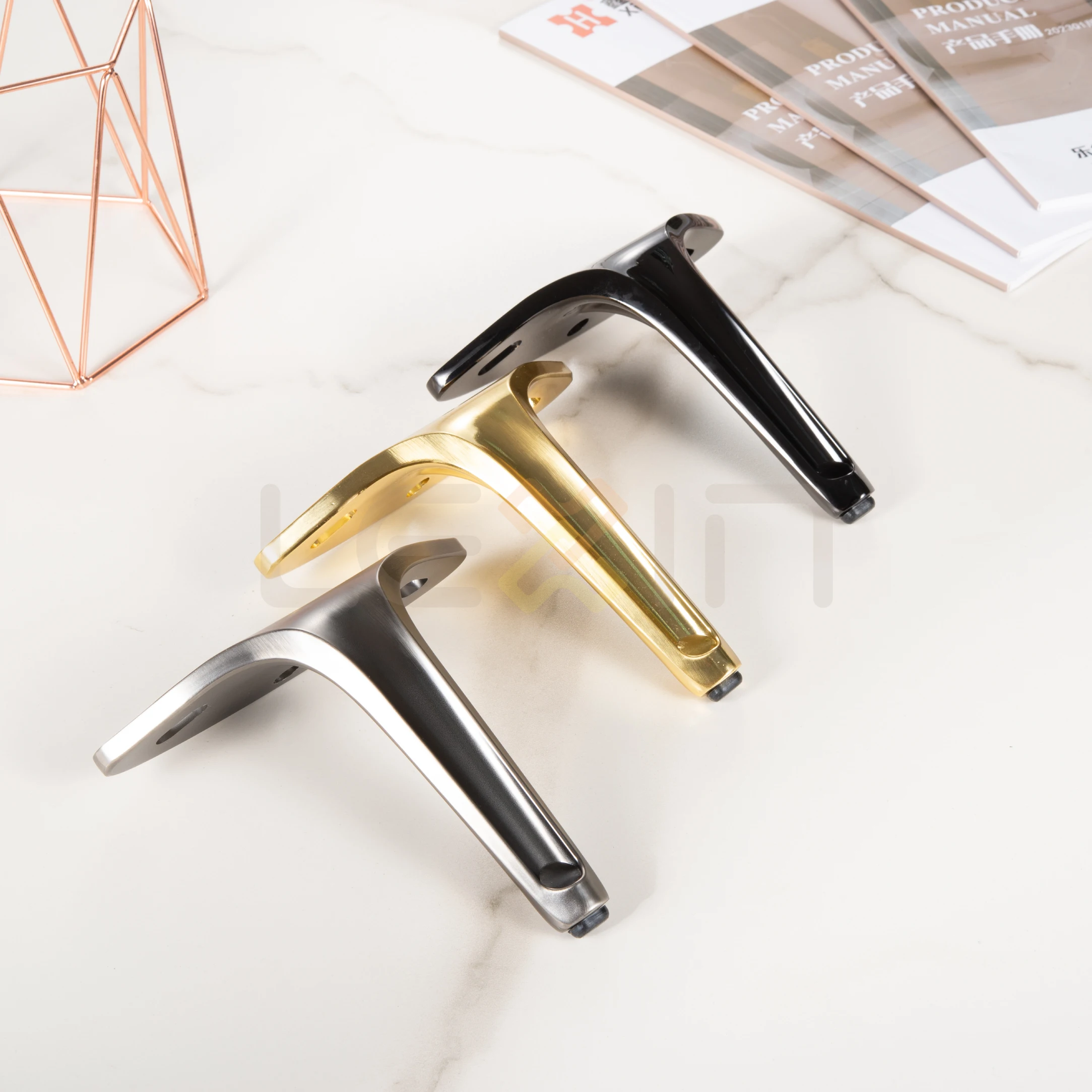 ODM&OEM Manufacturer in China with Electro plating Aluminum H180mm designed metal sofa leg furniture leg