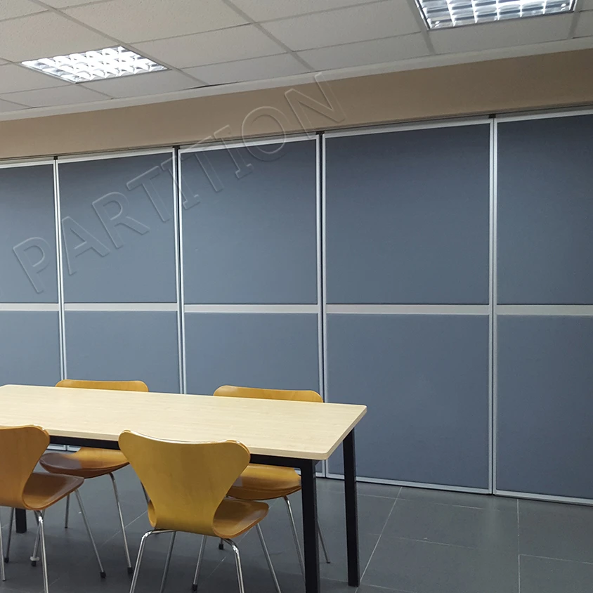 Hot sale product class room sound proof folding glass partition for divider collapsible sliding acoustic movable wall
