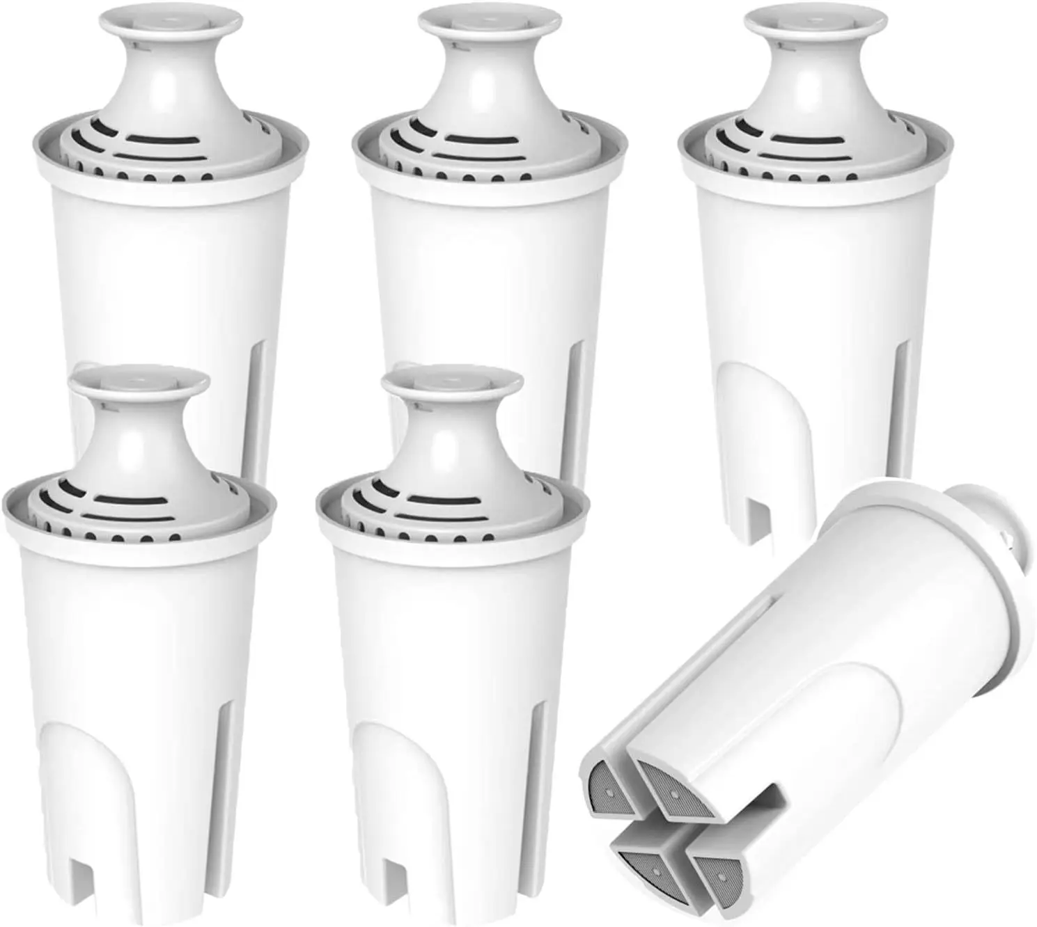 Standard Water Filter Cartridge and carbon block Replacements for Pitchers and Dispensers for brita