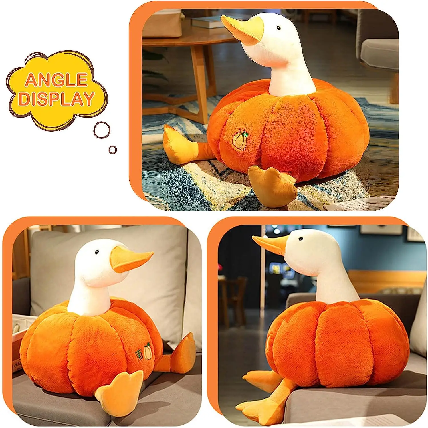 Floor Mat Sleep Pillow Big white goose pillow plush toy Duck goose Animal Stuffed Swan Goose plushie