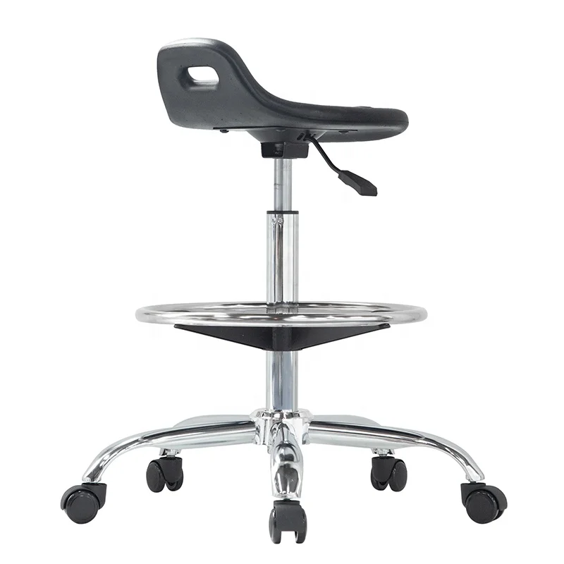 Modern best quality height adjustable standing up desk swivel office bar chair foot stool with backs