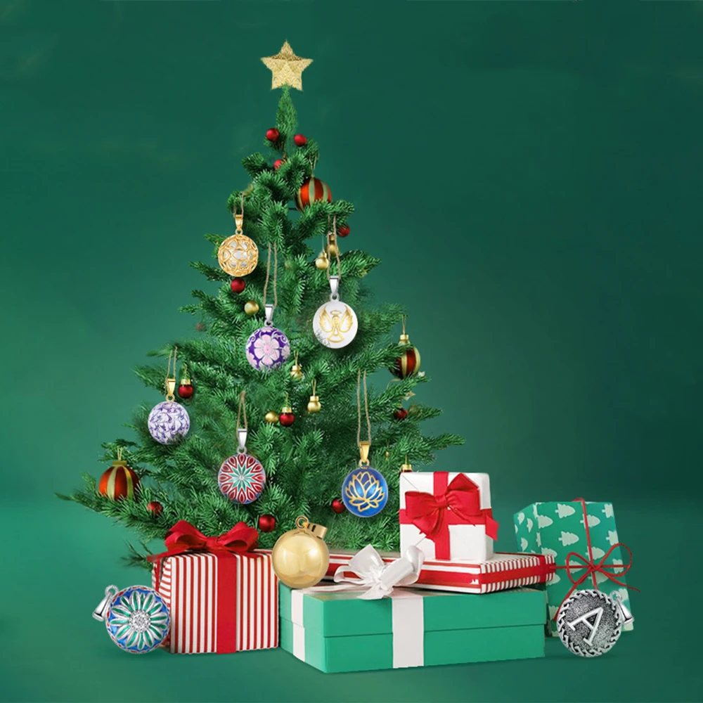 Popular Trending Silver Lotus Angel Chime Color Bola Cage Necklace Shenzhen Jewellery