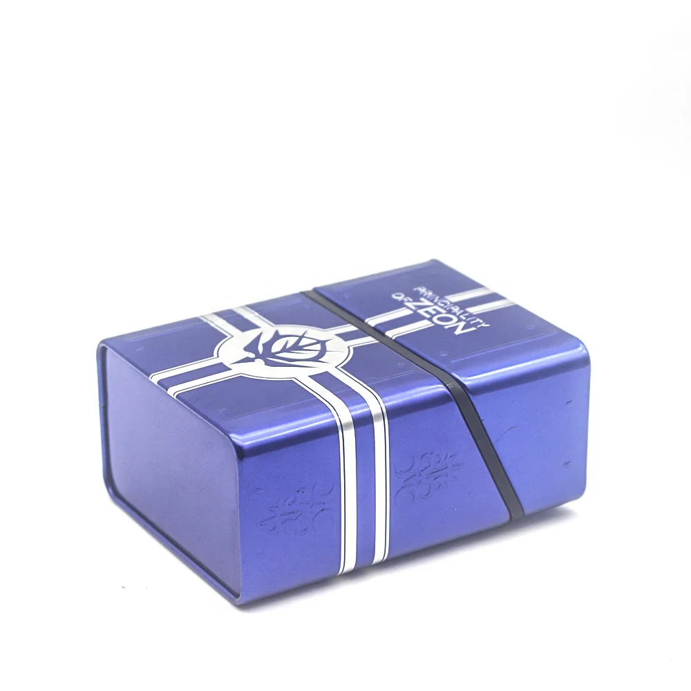 Custom printed hinged metal cheap small food vintage candy mint pocket tin can box with nice printing tin