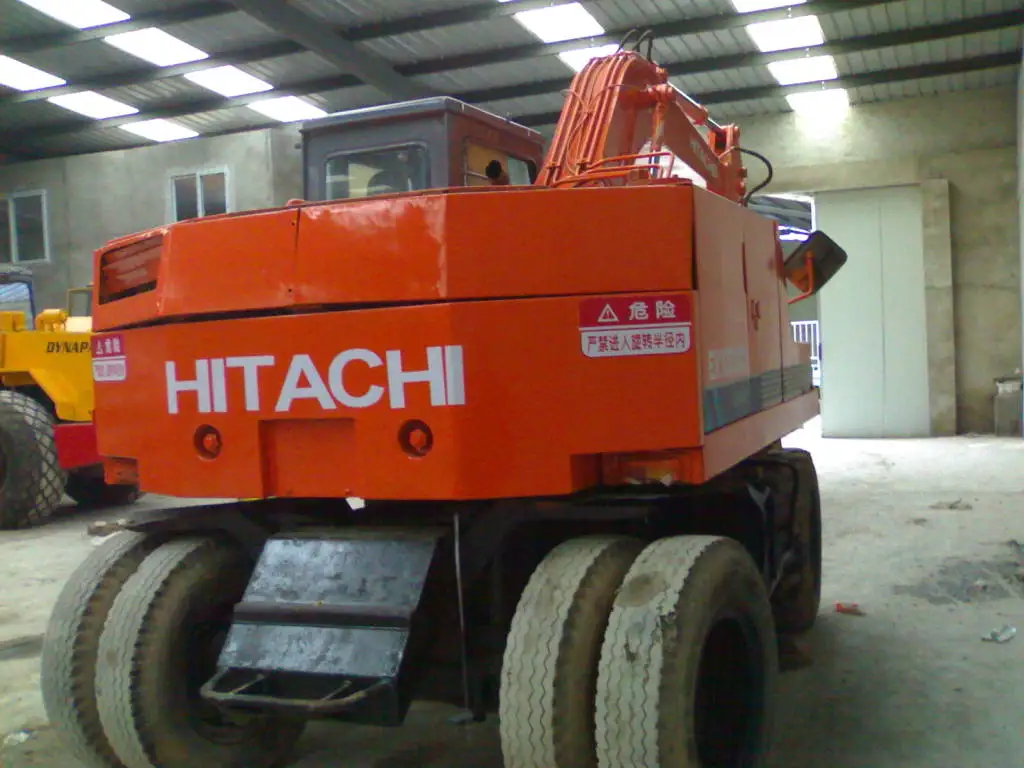 USED HITACHII EX100WD EX100WD-1 EX100WD-2 EX100WD-3 WHEEL EXCAVATOR