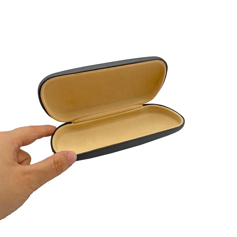 High-end Custom Logo Sunglasses Leather Case Luxury Metal Eyewear Case Box