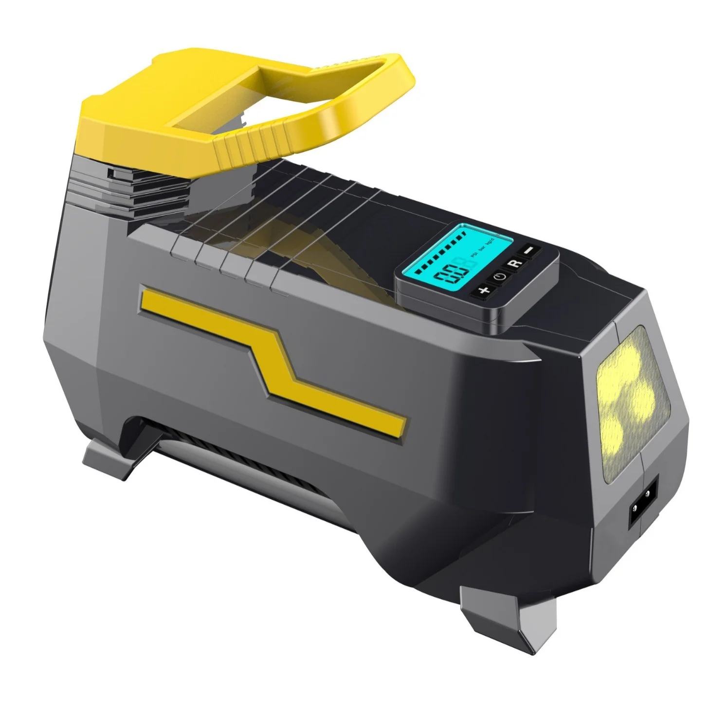 12 V 220V Automatic Start-Stop Fast Inflatable Household Pump Steel Construction Truck-Mounted Air Pump Cross-Border Dedicated