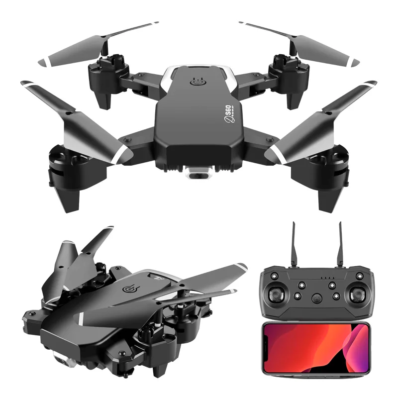 Boys Toys Gift New S60 Drone 4K HD Dual Camera WiFi Fpv Dron Foldable Quadcopter Profession Drones RC Helicopter