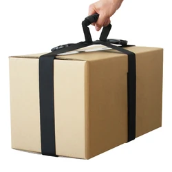 Customized Portable 4 Color In Stock Plastic Buckle Cargo Straps with Carry Handle for Carton