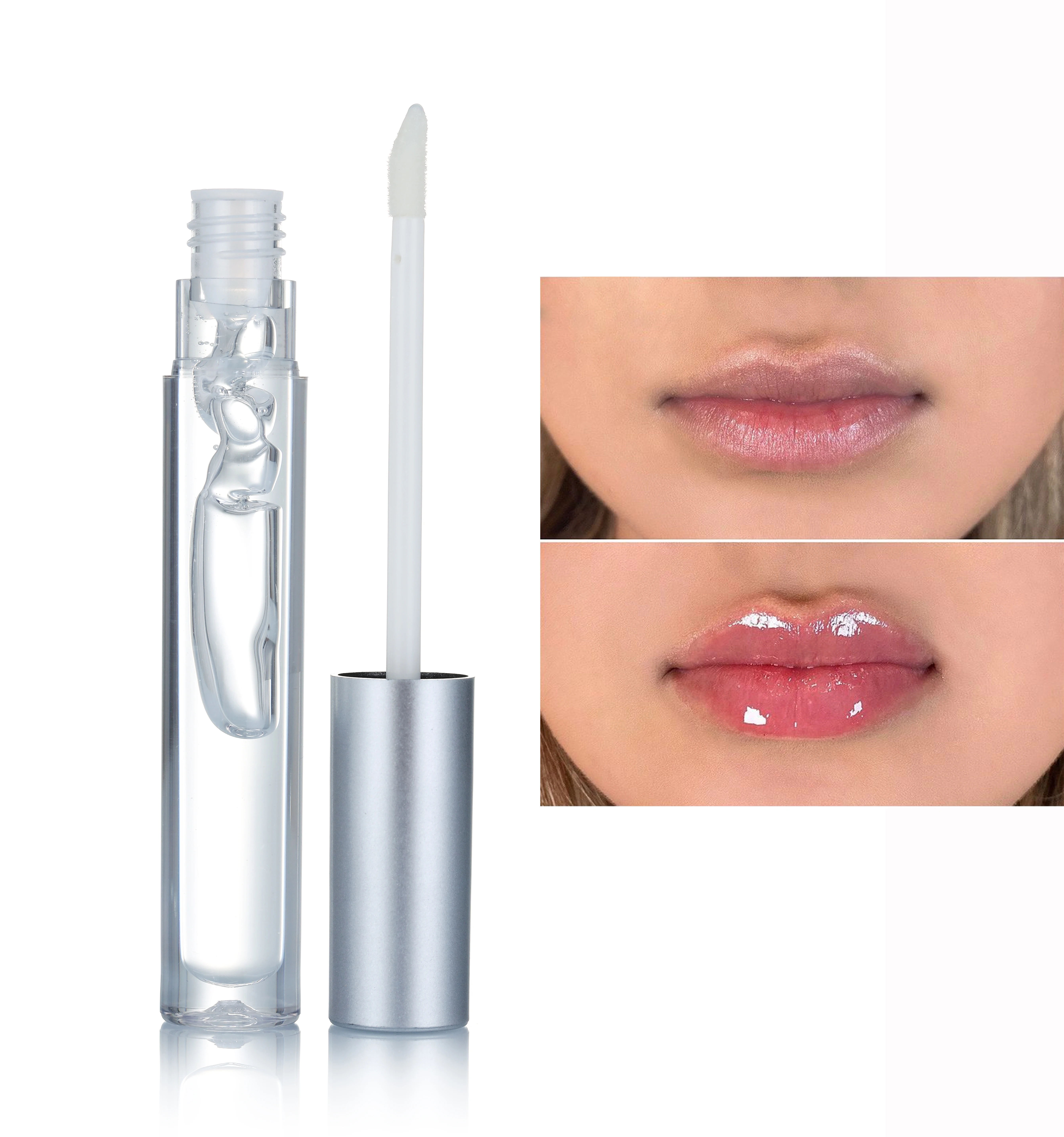 Sexy Plump Moisturizing Lip Gloss Enhancer Plumper Gloss Super Volume Plump Clear Nude Lip Plumper gloss