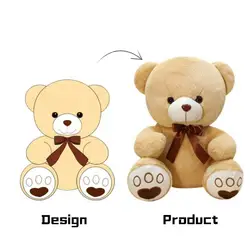 Custom Cartoon Pillow Doll In To Mascot Keychains Valentines Large Soft Panda Stuffed Animal Shaped Plush Figure Toys