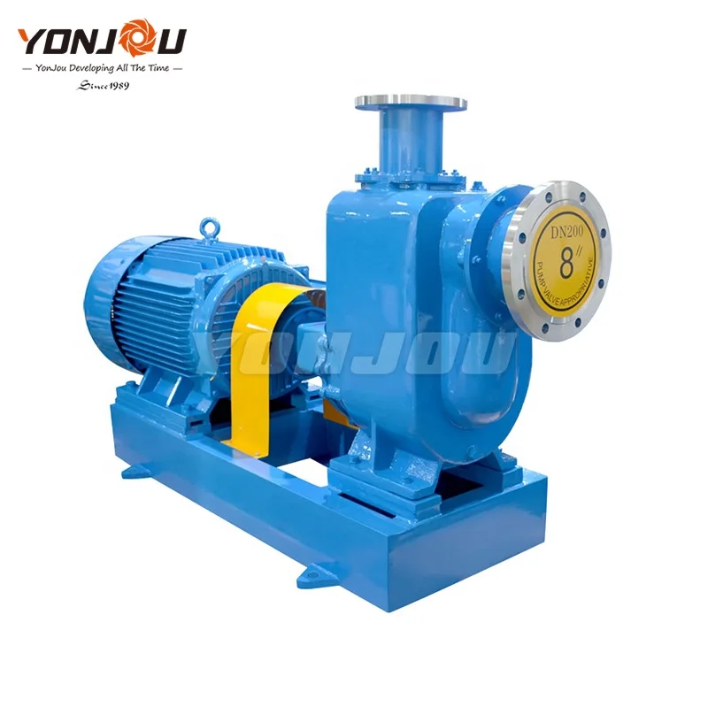DN350 900m3/h Agricultural Irrigation Water Slefpriming Pump with Trolley and Mute Tank