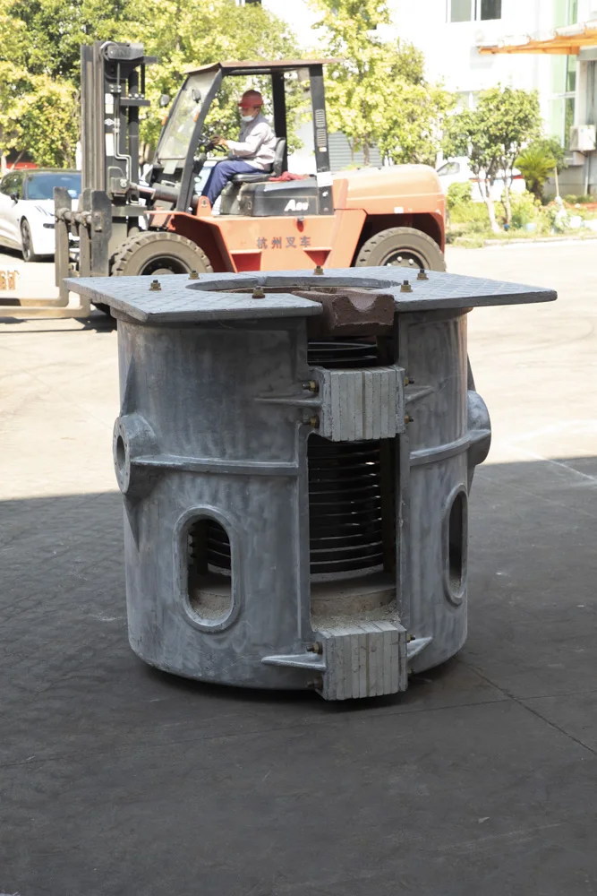 250kg China manufacturer cast iron aluminum metal induction melting furnace