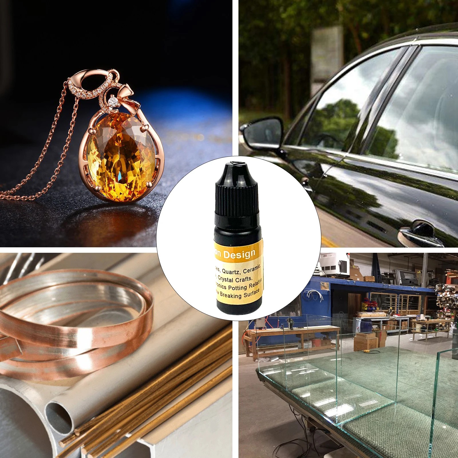 UV Clear Glue Three Formula Thick,Thin and Super Flew +12 LED UV Power Light Fly Tying for Building Flies(B01)