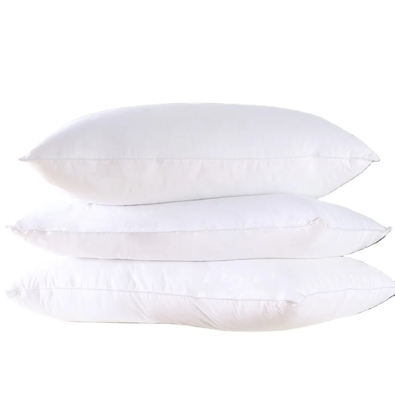 
Cheap Price Good Quality White Goose Feather Down Filling Pillow Manufacturer For Hotel 