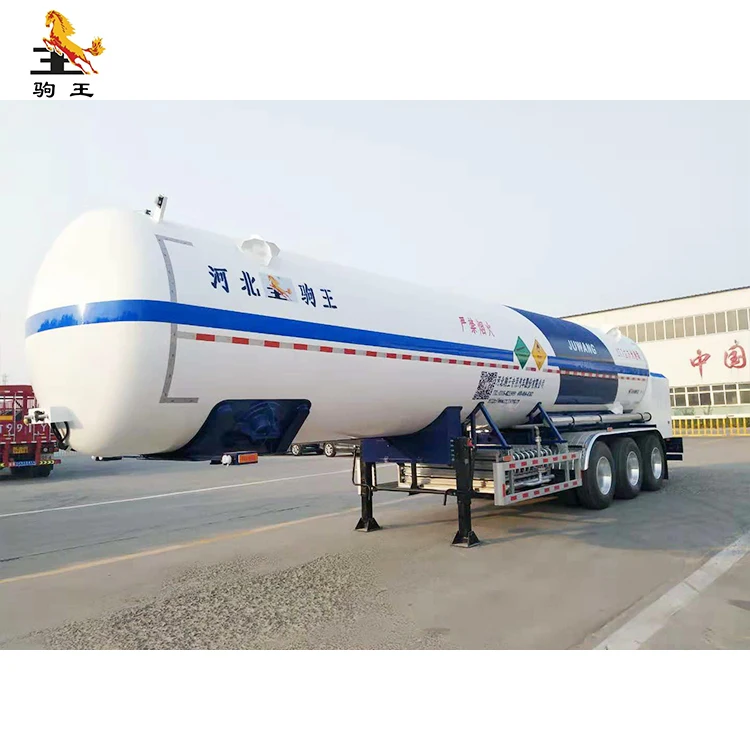 High Quality Cryogenic Liquefied Oxygen Tank Transport Semi Trailer Truck