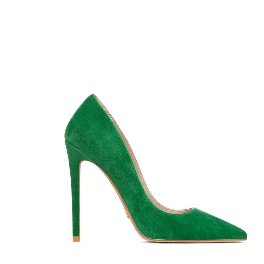 
 Оптовая продажа 2020 фиолетовые желтые туфли женские замшевые туфли на высоком каблуке-шпильке пикантные туфли-лодочки на каблуке  