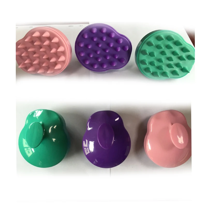 Hair Scalp Massage Shampoo Brush Head Anti Dandruff Anion Silicone