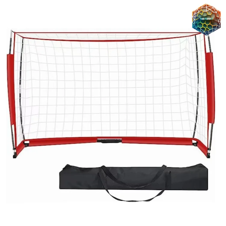 Net 20 x 10 Ft Sports Barrier Nets for Lacrosse Soccer Baseball Basketball Hockey Barricade Backstop Net