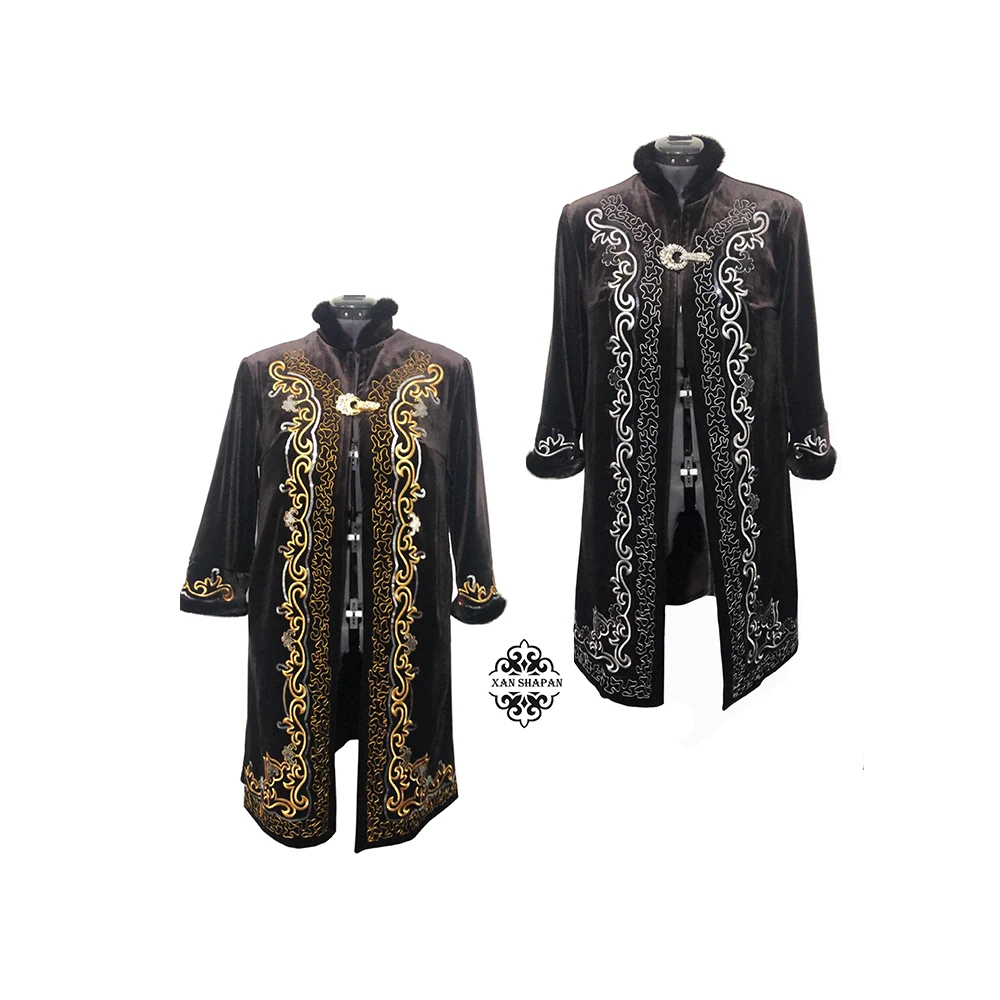 
Polular National Overcoats Beshmet for Winter Women Wearing 