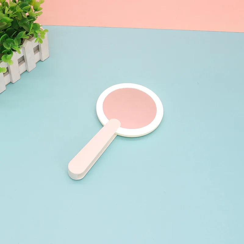 Мини светодиодное зеркало для макияжа с подсветкой портативное дорожное складное косметическое подарки женщин ручное маленькое