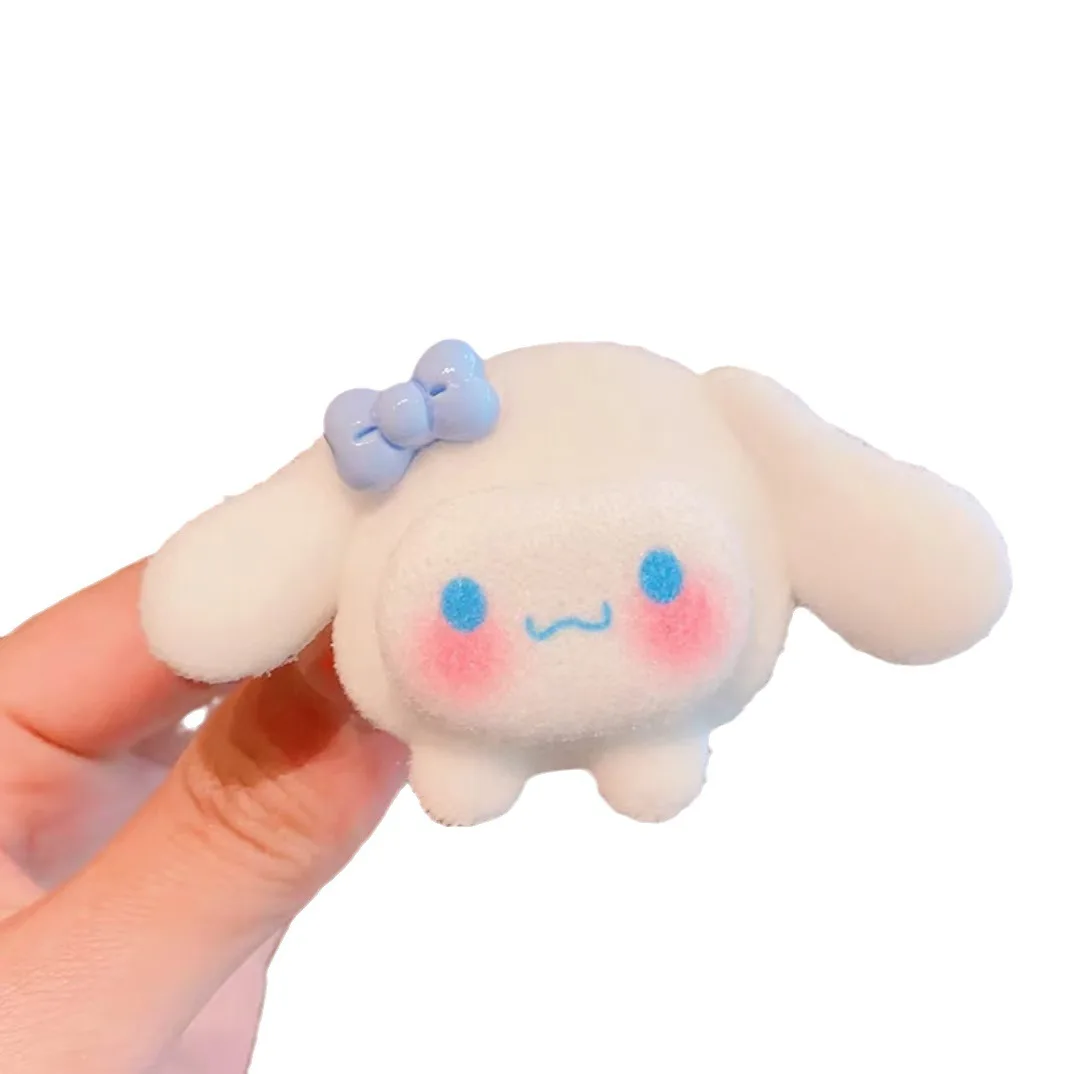 Wholesale Kids Sweet Cute High Elastic Rubber Bands Elastic Hair Accessories Plush Cartoon Hair Bands For Girls