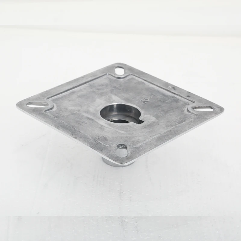 Foshan Furniture Adjustable Height Polished Metal Fitting Aluminum Alloy Swivel Office Chair Mechanisms Parts