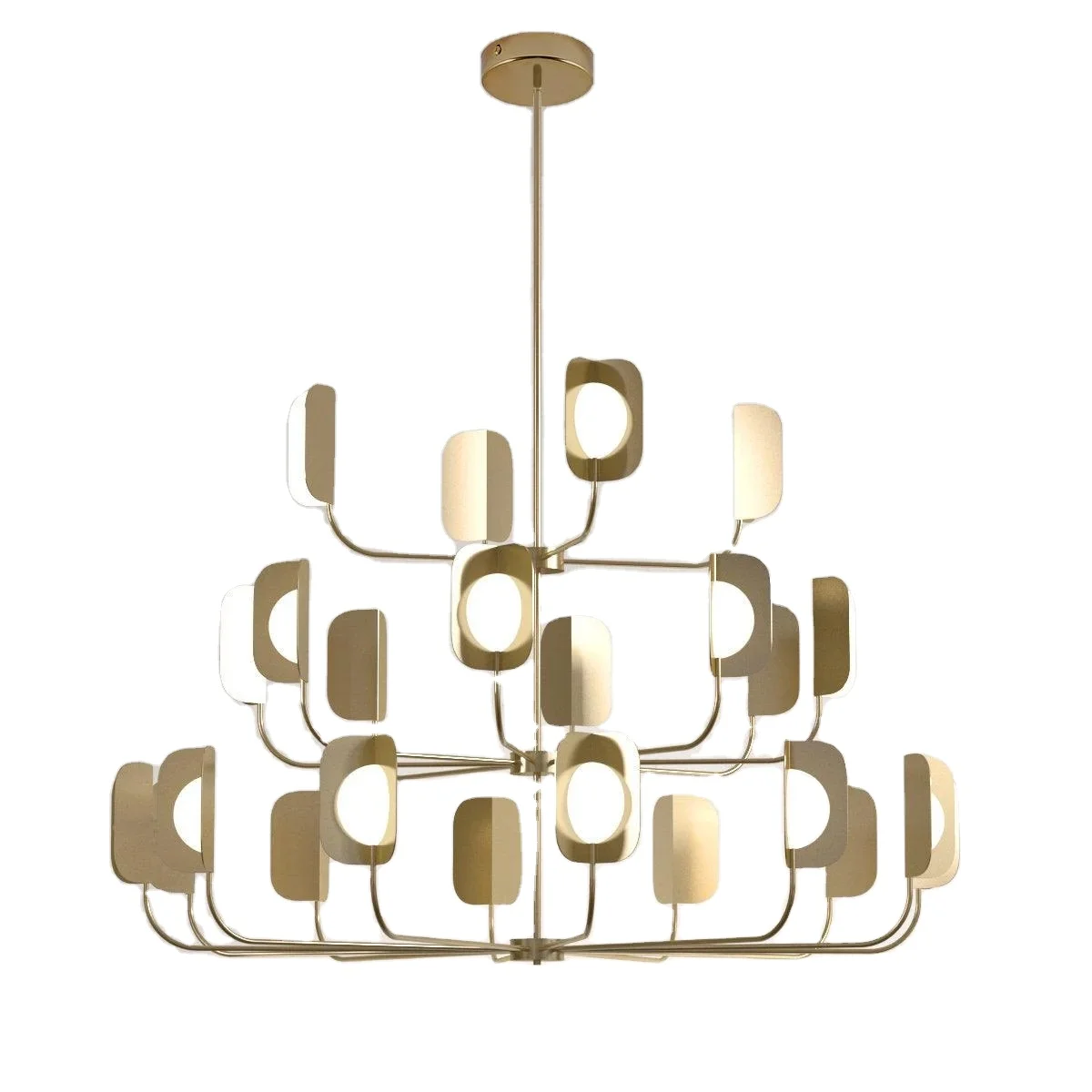 Nordic creative chandelier vaulted great room lighting