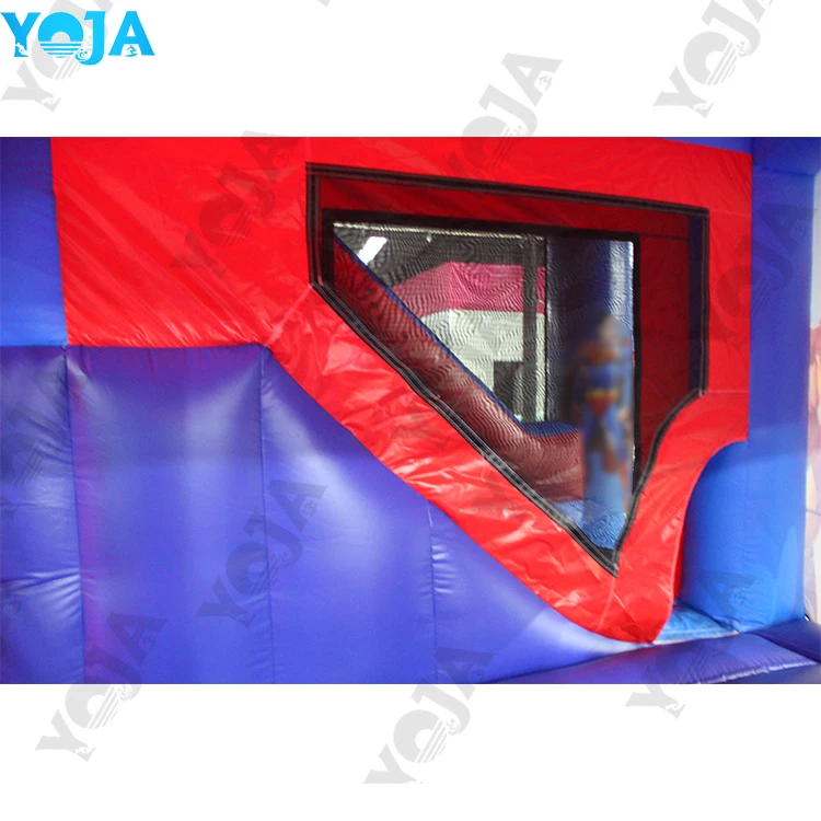 17FT superhero bounce house Backyard home used kids toys inflatable bounci water slide bounce house bouncing used jumping castle