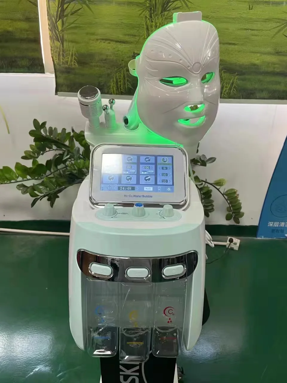 customizable 5th generation spray gun h2o2 face oxygen hydrate clean facial machine