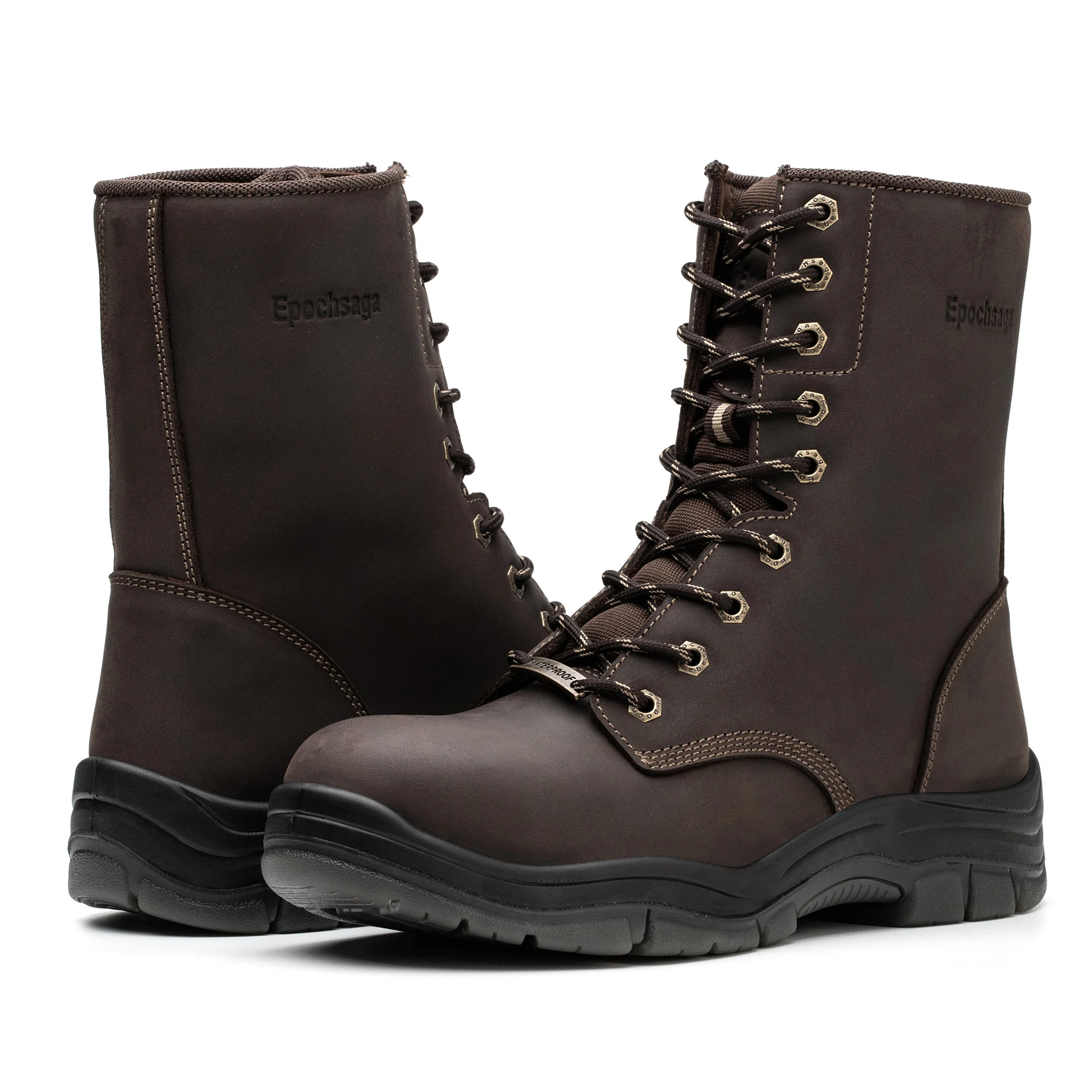 High cut mining construction shoes waterproof S3 SRC industry labor men work boots anti slip model