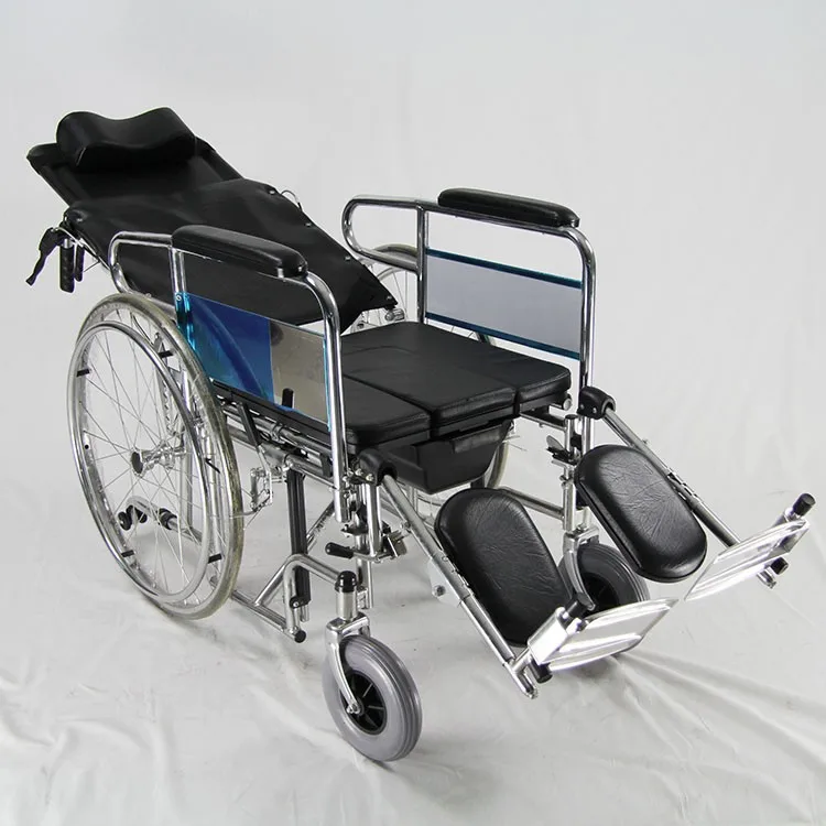 reclinable  wheelchair with toilet for disabled toilet seat chair from RJ