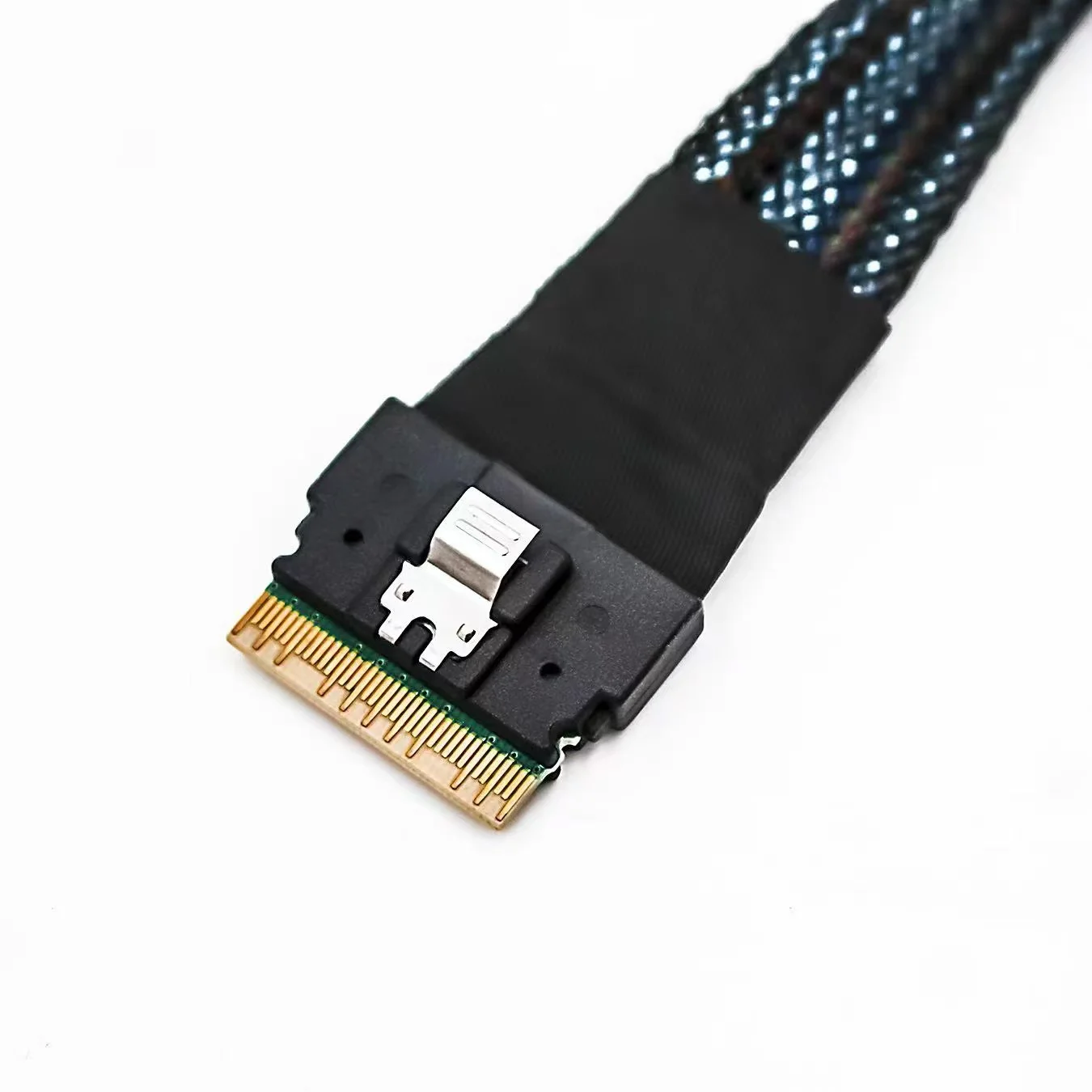 24Gbps Slim SAS 4.0 Cable SFF-8654 To SFF-8654 8i Server 74p Internal Data Cable