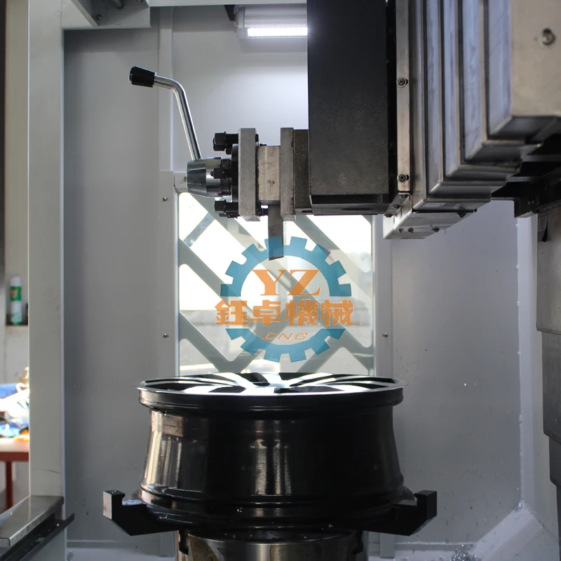 WRC32VM Touch Screen PLC type Alloy Wheel Repair Lathe Machine Vertical Lathe