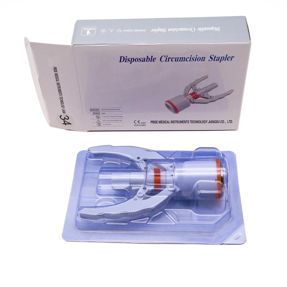 Medical Surgical Instruments Disposable Male Plastic Circumcision Stapler Device Clamps Kit for Adult/Children