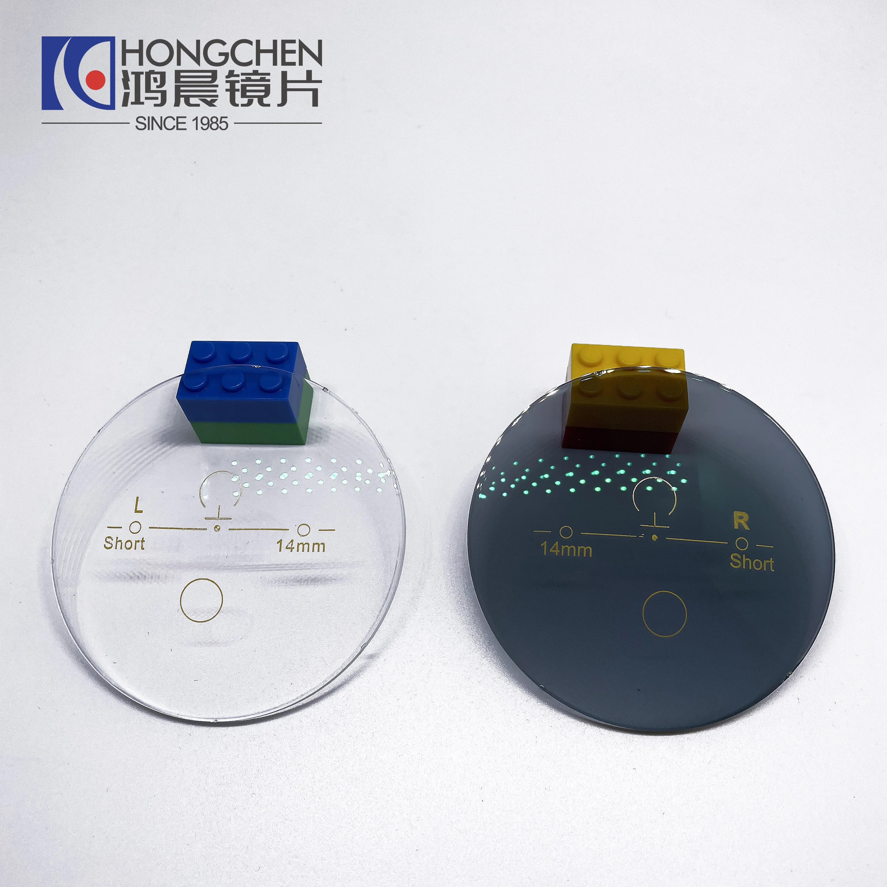 Hongchen Multifocal optical lenses photo grey prescreption lenses 1.56 photochromic progressive lens for reading glasses lens