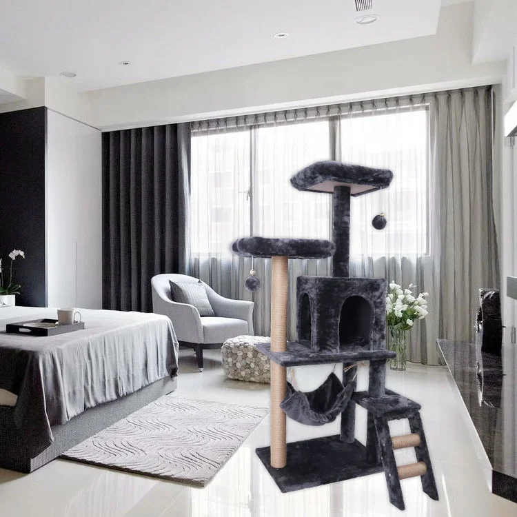 Best sale Density board cat tree condo cat toys pet for cat climbing