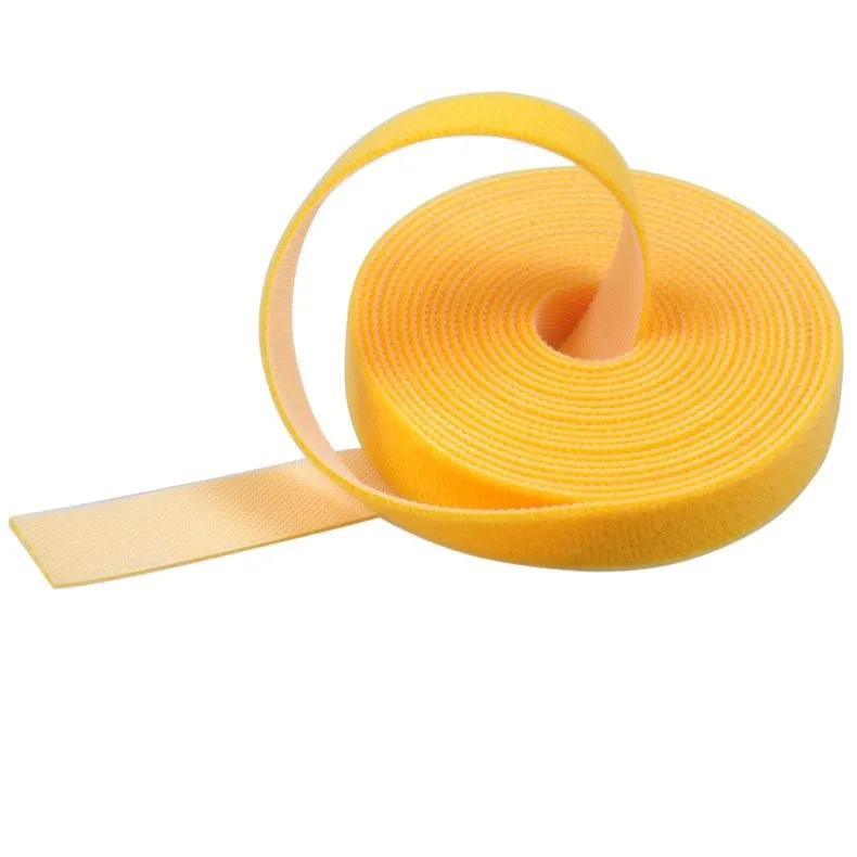 Manufacturers wholesale color nylon back to back Velcro buckle with data cable Velcro binding tape